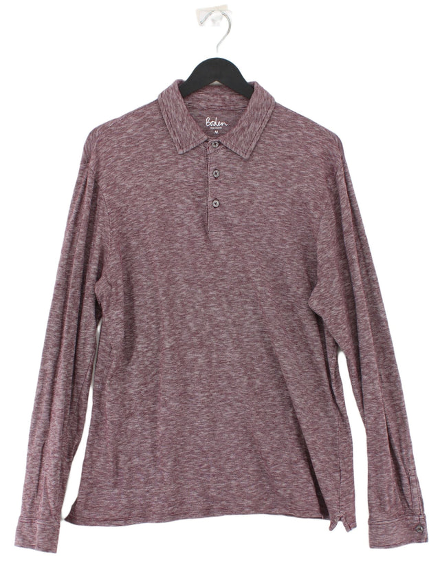 Boden Men's Shirt M Purple 100% Cotton