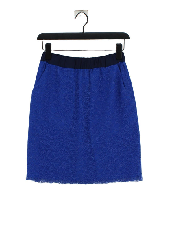 Whistles Women's Mini Skirt UK 8 Blue 100% Other