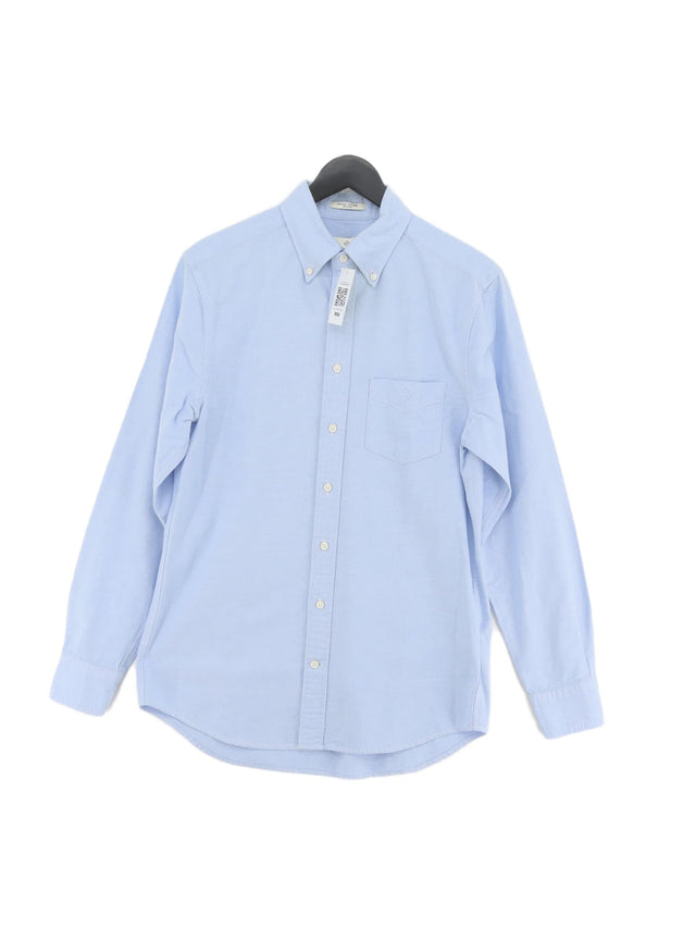 Gant Men's Shirt S Blue 100% Cotton