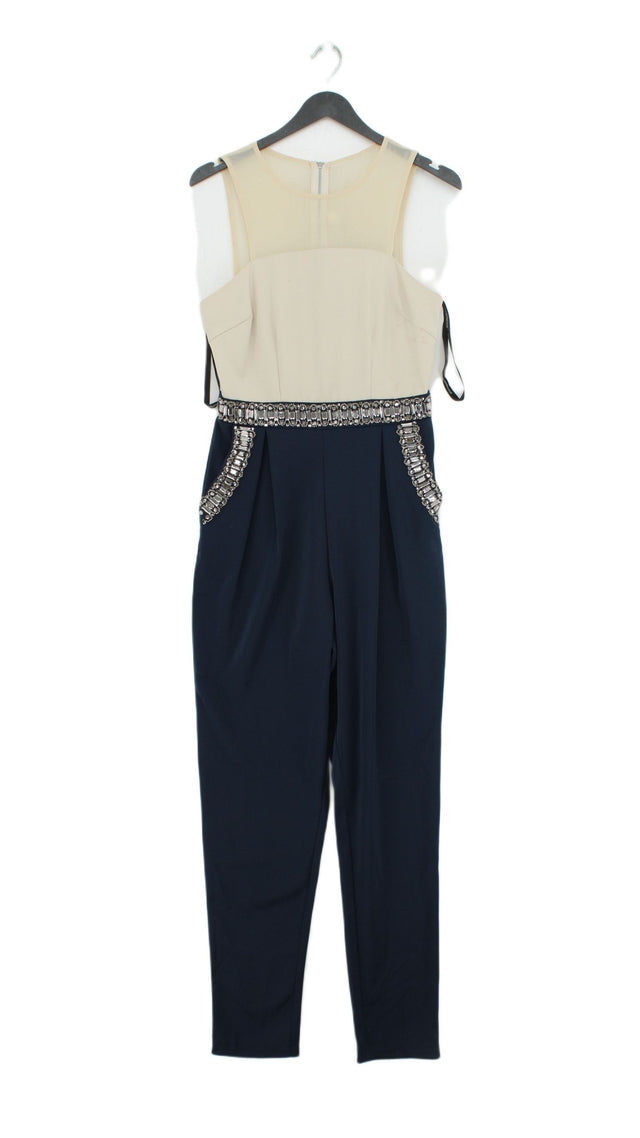 Little Mistress Women's Jumpsuit UK 8 Blue 100% Polyester