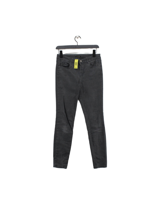 Massimo Dutti Women's Jeans UK 10 Grey Cotton with Elastane