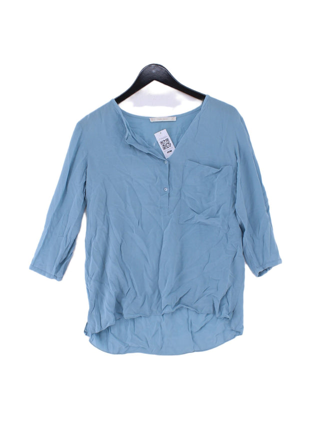 Zara Women's Blouse S Blue 100% Other