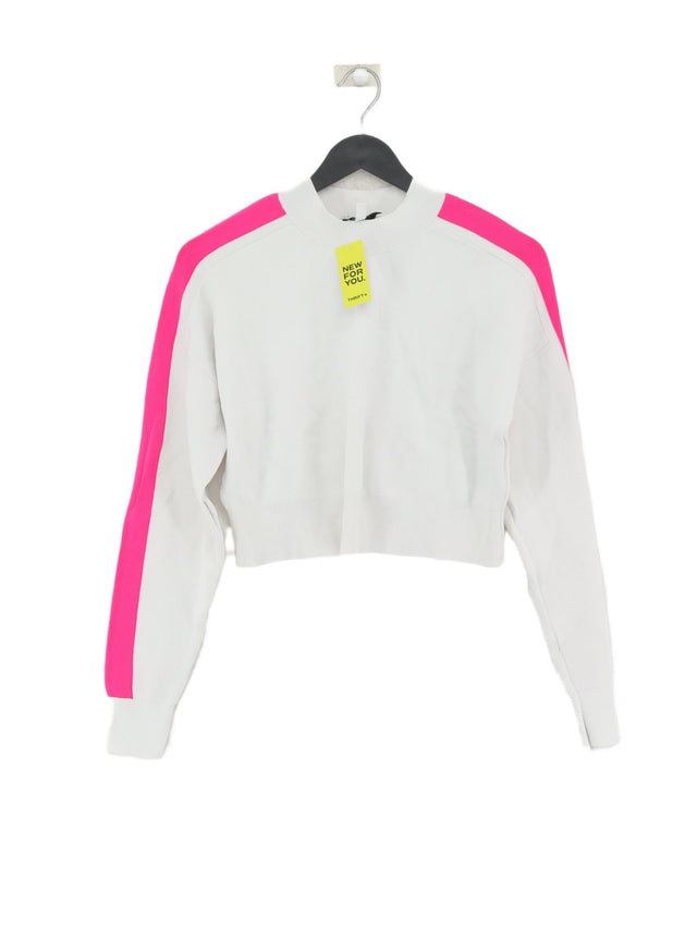 & Other Stories Women's Jumper XS White Viscose with Polyamide