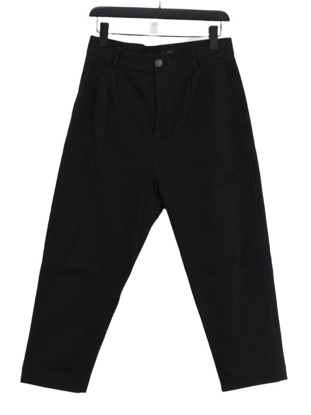 Marc By Marc Jacobs Women's Suit Trousers W 30 in Black Cotton with Polyester