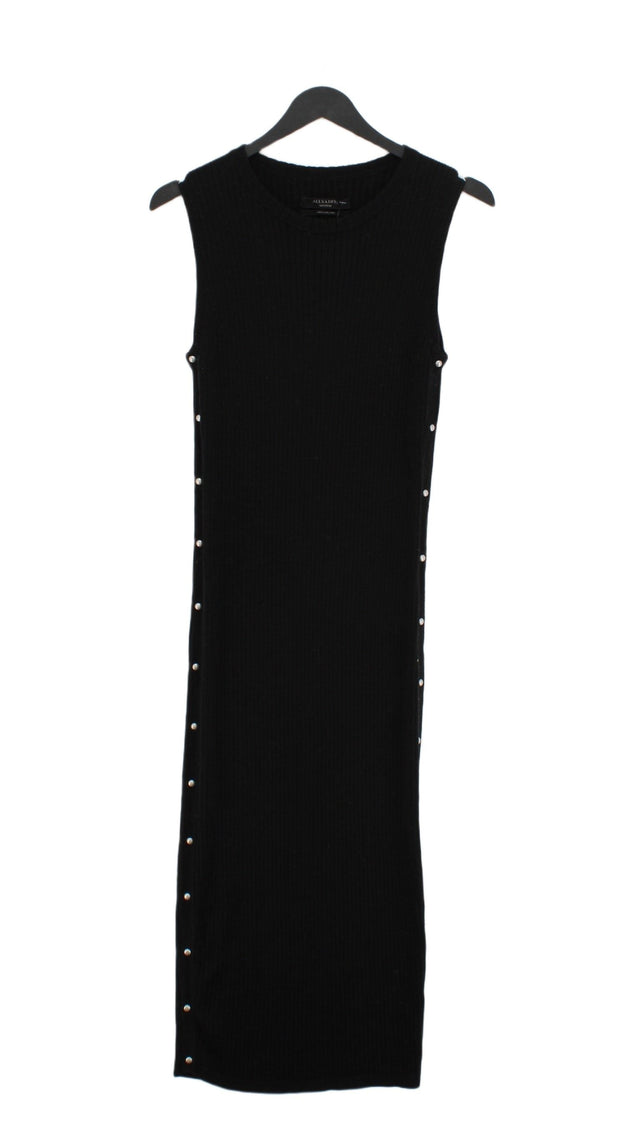 AllSaints Women's Midi Dress M Black 100% Wool