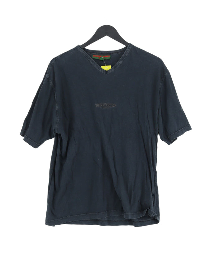 Katharine Hamnett Men's T-Shirt L Black 100% Cotton