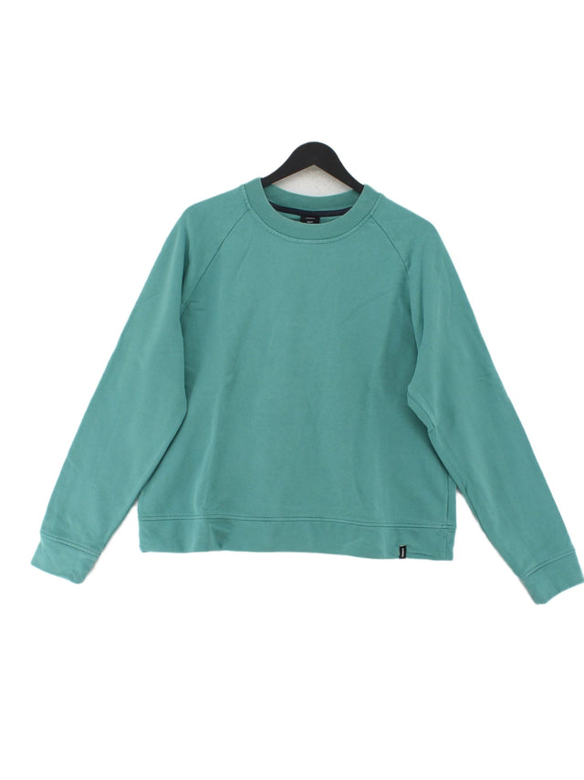 Finisterre Women's Hoodie UK 14 Green 100% Cotton