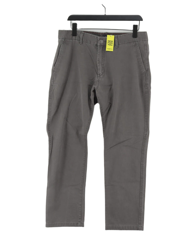 Gap Men's Trousers W 34 in; L 30 in Grey 100% Cotton