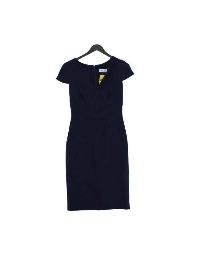 Eden Row Women's Midi Dress UK 10 Blue Polyester with Elastane