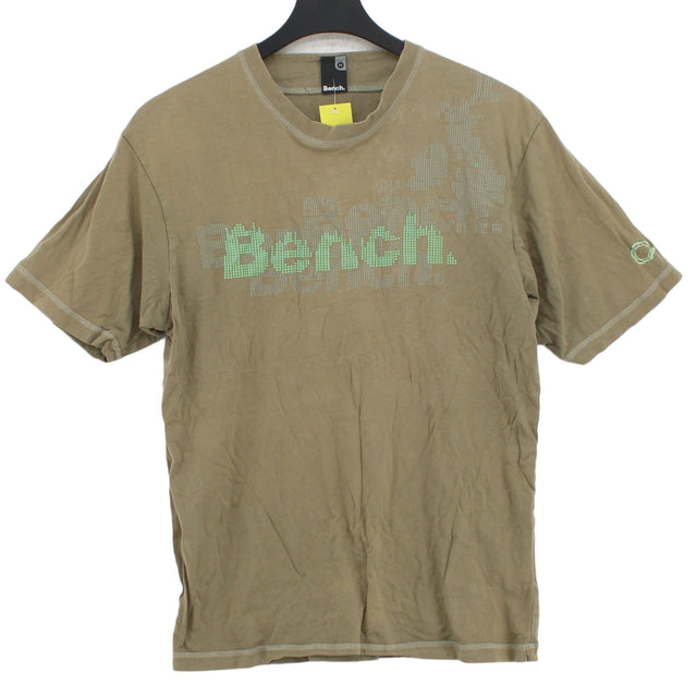 Bench Women's T-Shirt M Green 100% Other
