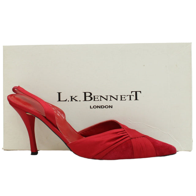 L.K. Bennett Women's Heels UK 6 Red 100% Other