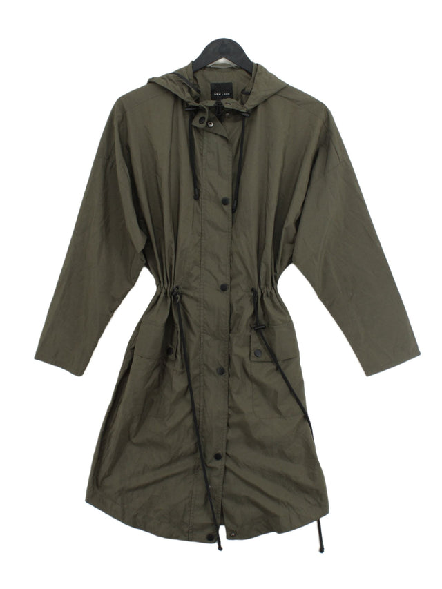 New Look Women's Coat UK 10 Green 100% Polyester