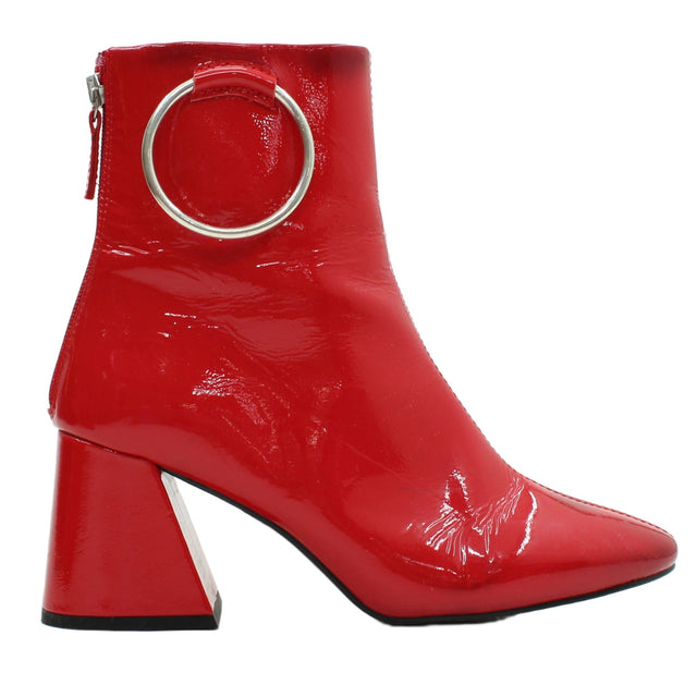 Topshop Women's Boots UK 5.5 Red 100% Other