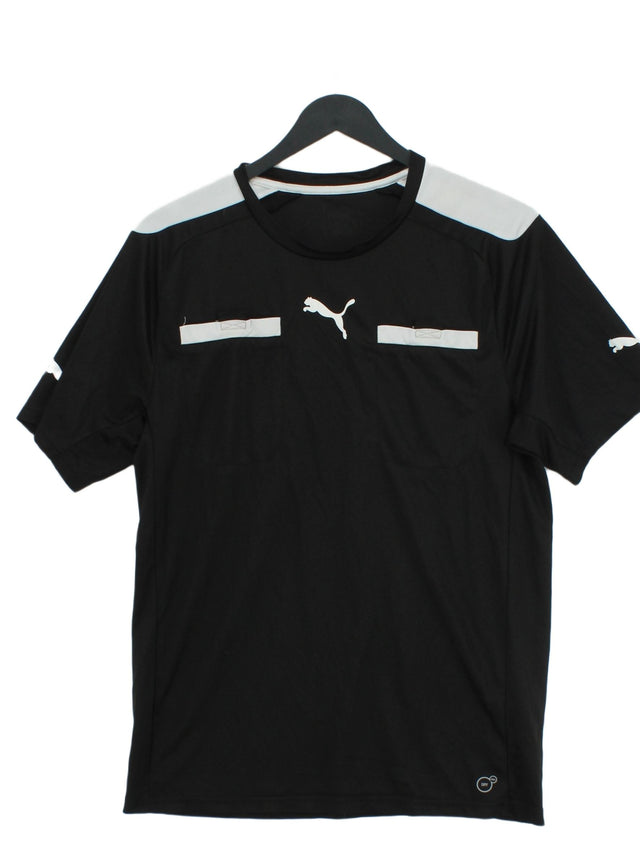 Puma Men's T-Shirt Chest: 34 in Black 100% Polyester