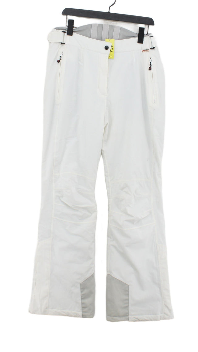 Maier Women's Suit Trousers UK 14 White 100% Polyester