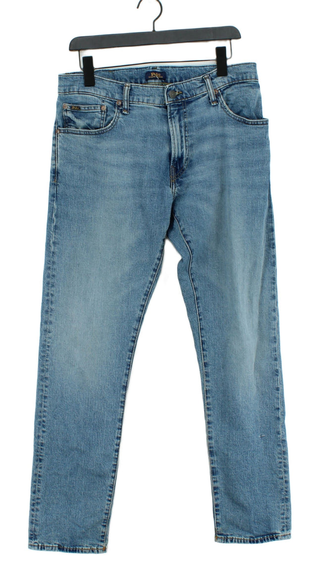 Ralph Lauren Men's Jeans W 28 in Blue Cotton with Elastane