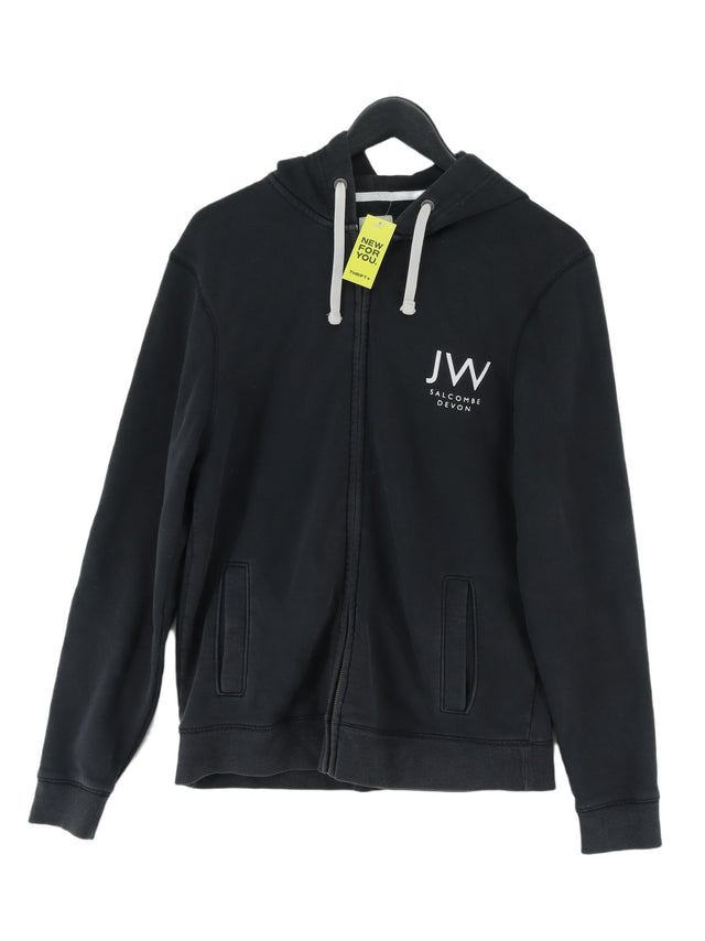 Jack Wills Women's Hoodie M Grey Cotton with Polyester