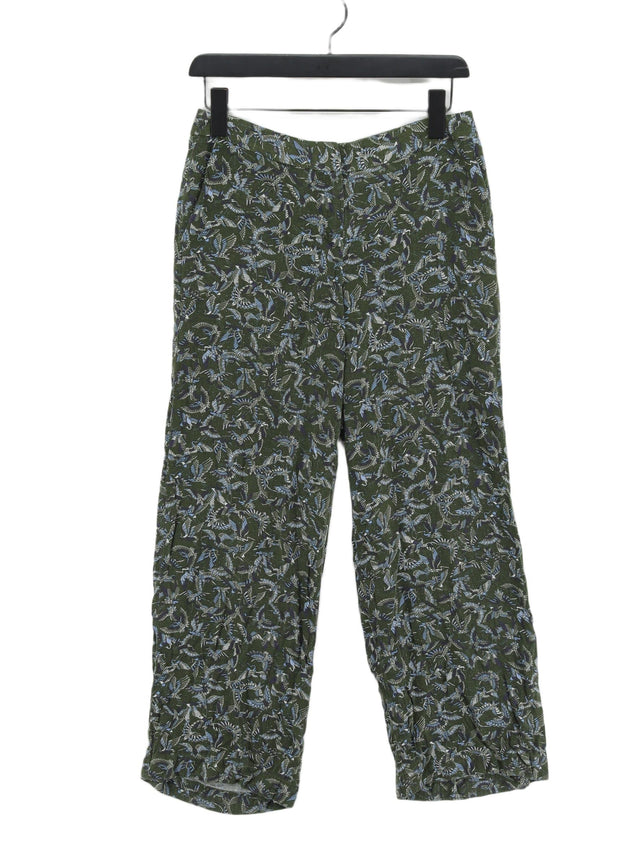 Next Women's Suit Trousers UK 8 Green 100% Viscose