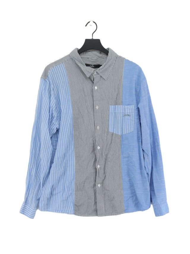 Loom Men's Shirt L Blue 100% Cotton