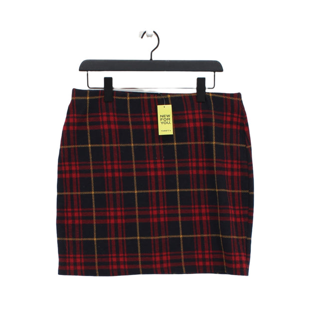 New Look Women's Midi Skirt UK 16 Multi Polyester with Elastane