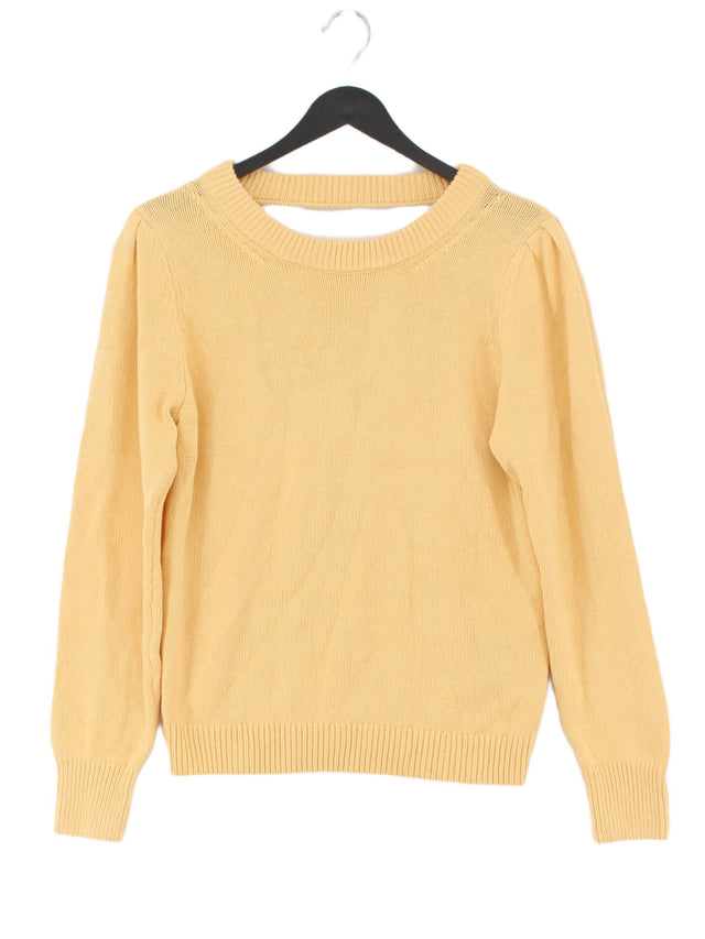 Selected Femme Women's Jumper XS Yellow Cotton with Acrylic