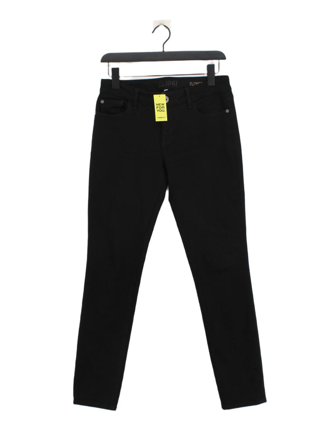 DL1961 Women's Jeans W 28 in Black Lyocell Modal with Polyester