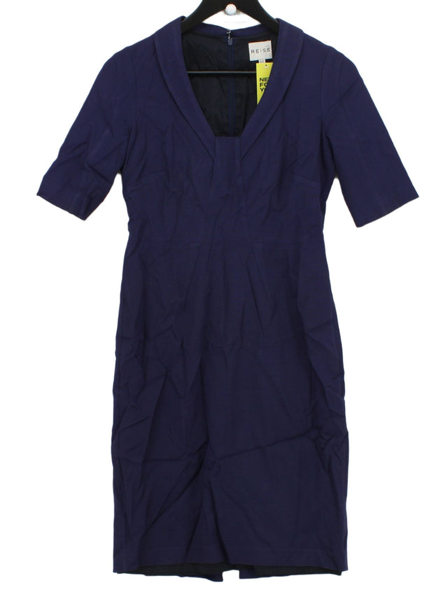 Reiss Women's Midi Dress UK 10 Blue