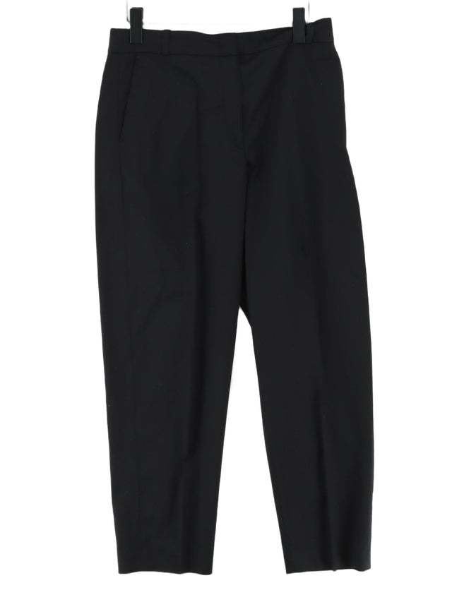 Jigsaw Men's Suit Trousers W 32 in Black Lyocell Modal with Elastane