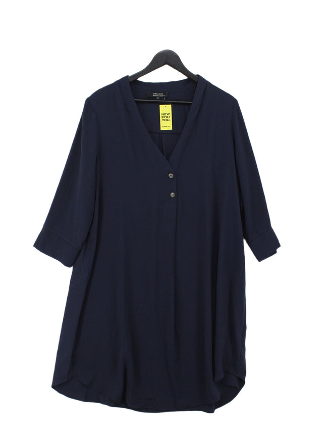 Jd Williams Women's Midi Dress UK 18 Blue 100% Polyester