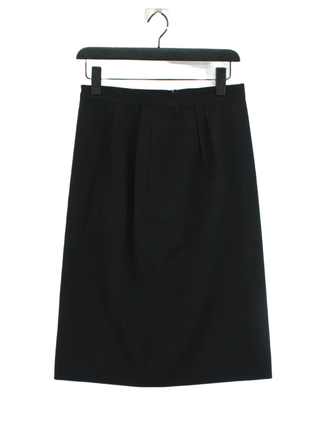 Valentino Women's Midi Skirt UK 10 Black 100% Other