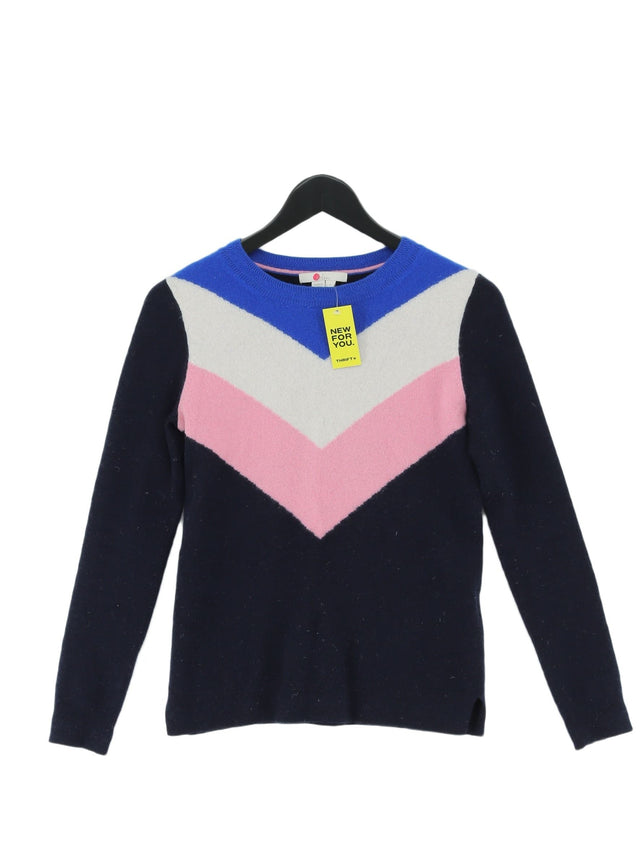 Boden Women's Jumper S Blue 100% Cashmere