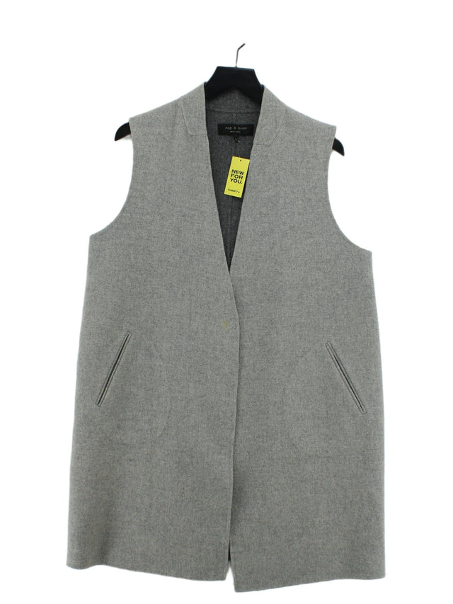 Rag & Bone Women's Coat UK 8 Grey 100% Other