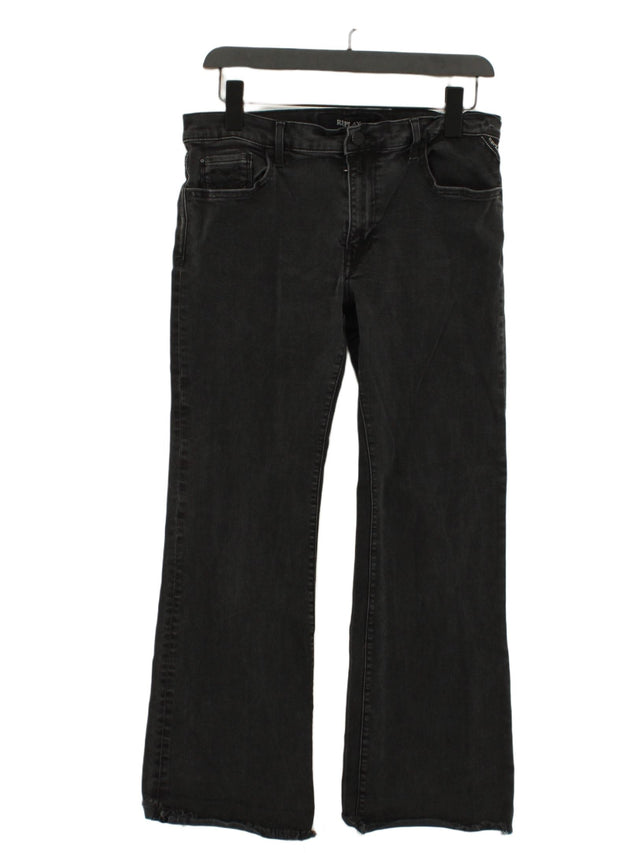 Replay Women's Jeans W 30 in; L 28 in Black Cotton with Lyocell Modal