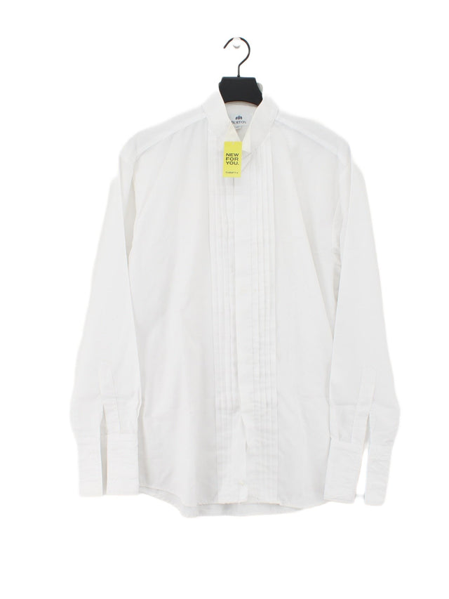 Burton Men's Shirt XL White Polyester with Cotton