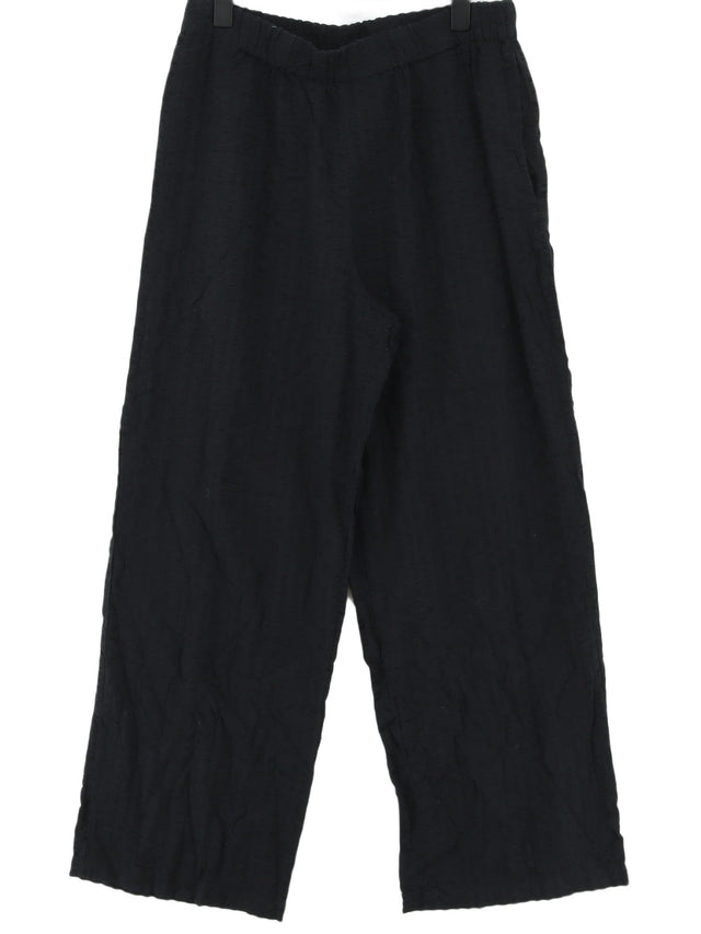 Monki Women's Suit Trousers M Black 100% Cotton