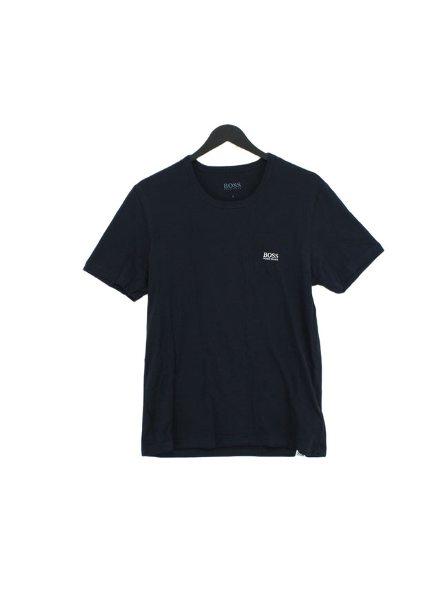 Boss Men's T-Shirt S Blue 100% Cotton