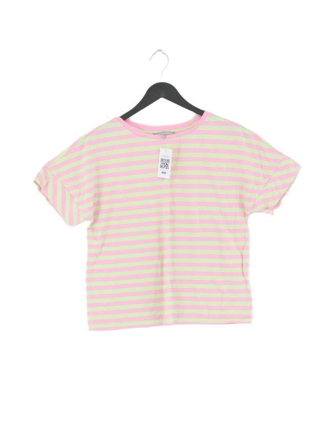 Oliver Bonas Women's T-Shirt UK 6 Multi 100% Cotton