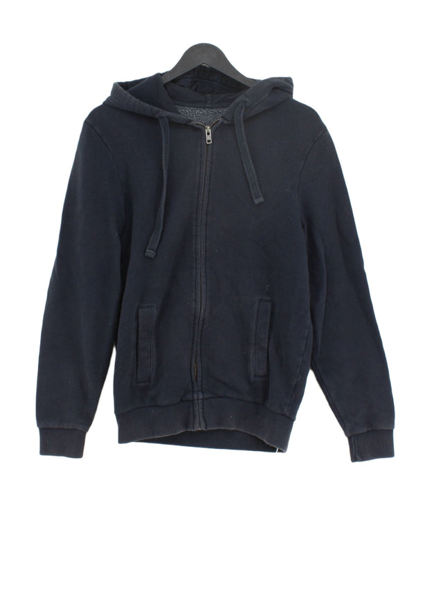 Jack Wills Men's Hoodie Chest: 36 in Brown Cotton with Polyester