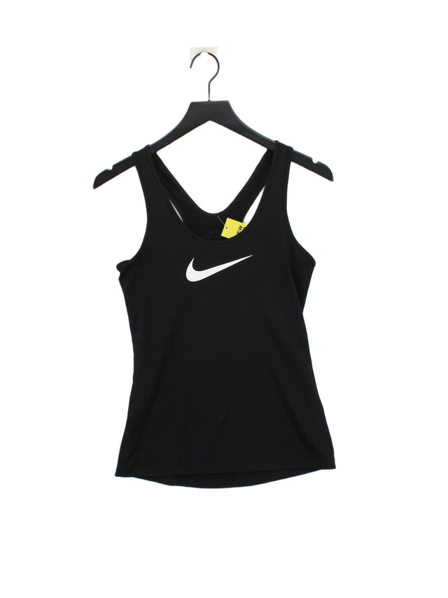 Nike Men's T-Shirt S Black Polyester with Elastane