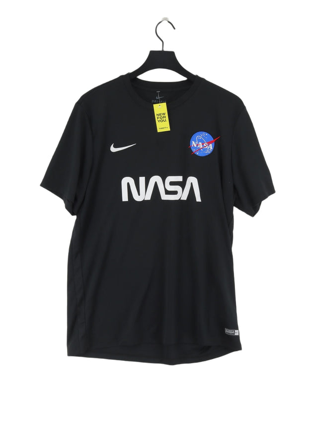Nike Men's T-Shirt XL Black 100% Polyester