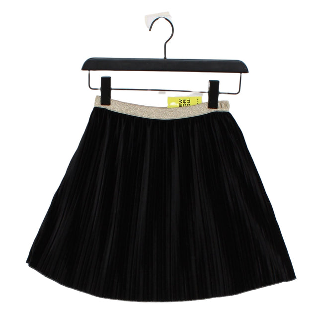 Zara Women's Mini Skirt W 23 in Black Polyester with Elastane, Polyamide