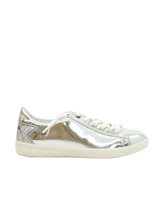 Diesel Women's Trainers UK 4.5 Silver 100% Other