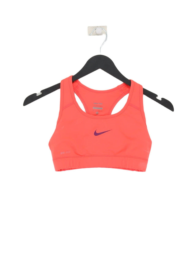 Nike Women's Top XS Orange 100% Other