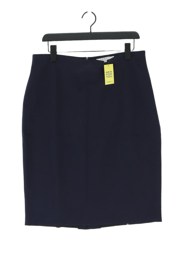 L.K. Bennett Women's Midi Skirt UK 16 Blue