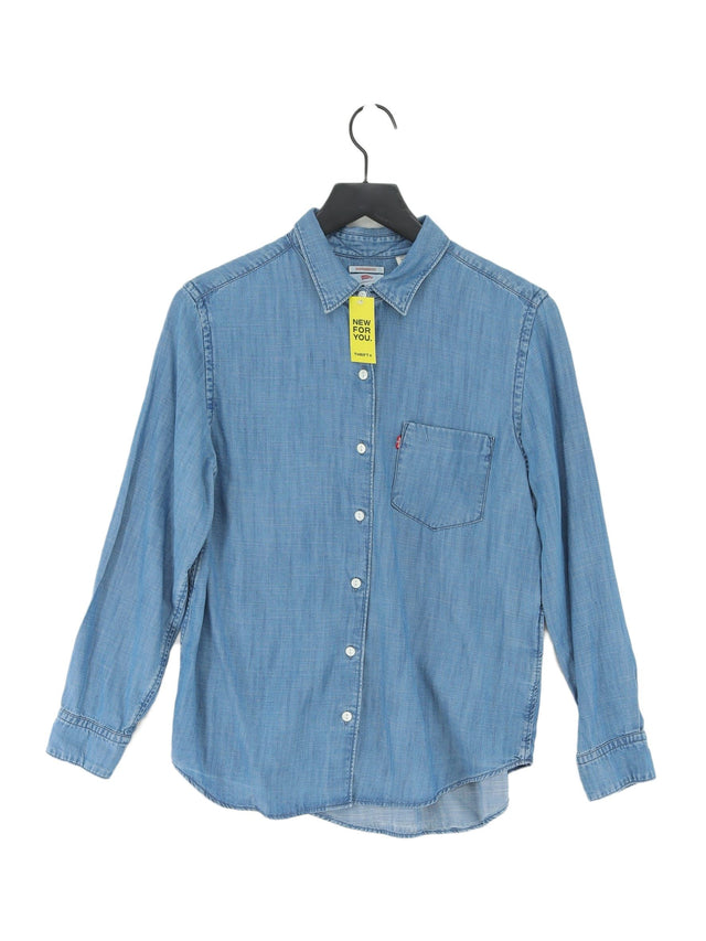 Levi’s Women's Shirt M Blue 100% Lyocell Modal