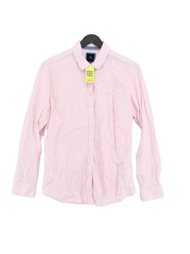 Crew Women's Shirt UK 10 Pink 100% Cotton
