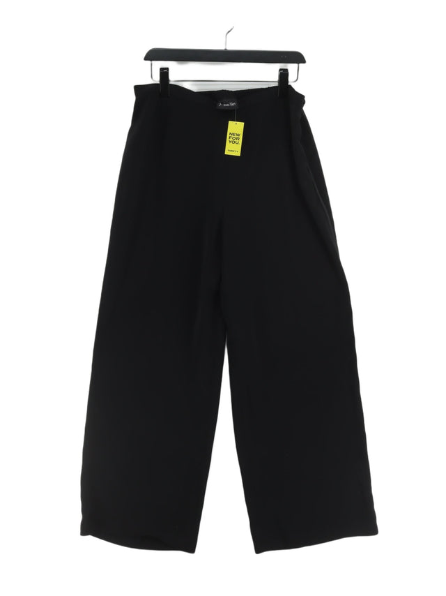 Jacques Vert Women's Suit Trousers UK 18 Black 100% Polyester