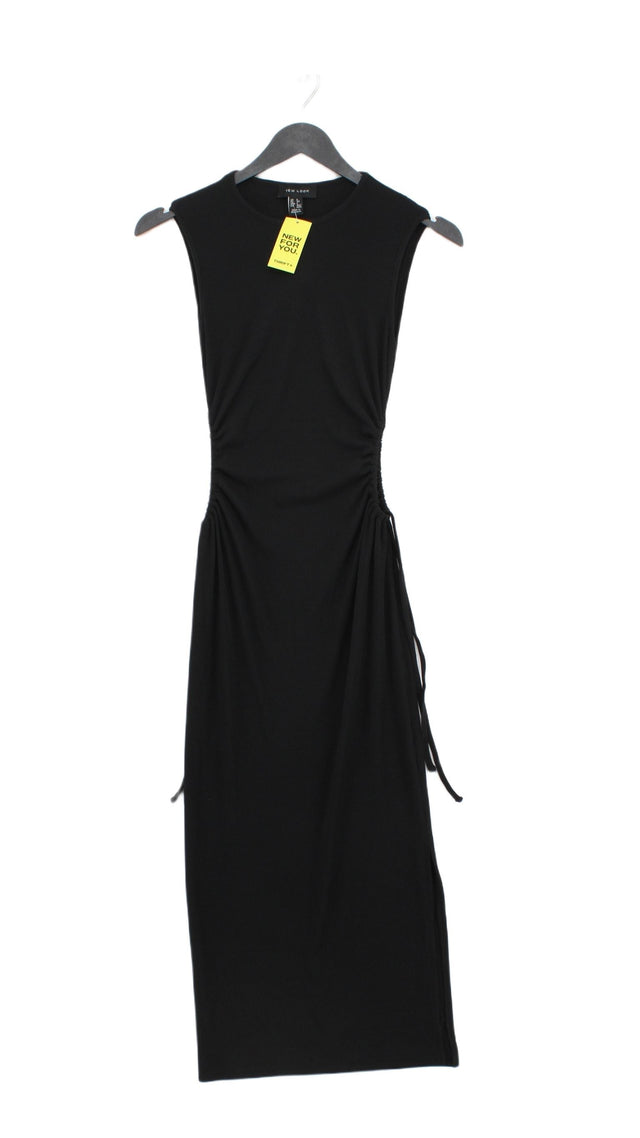 New Look Women's Midi Dress UK 6 Black 100% Other