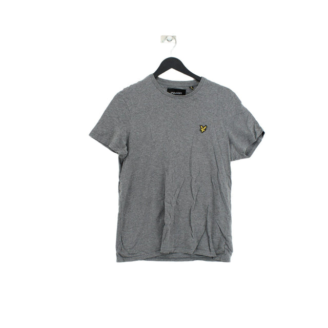 Lyle & Scott Men's T-Shirt S Grey 100% Cotton