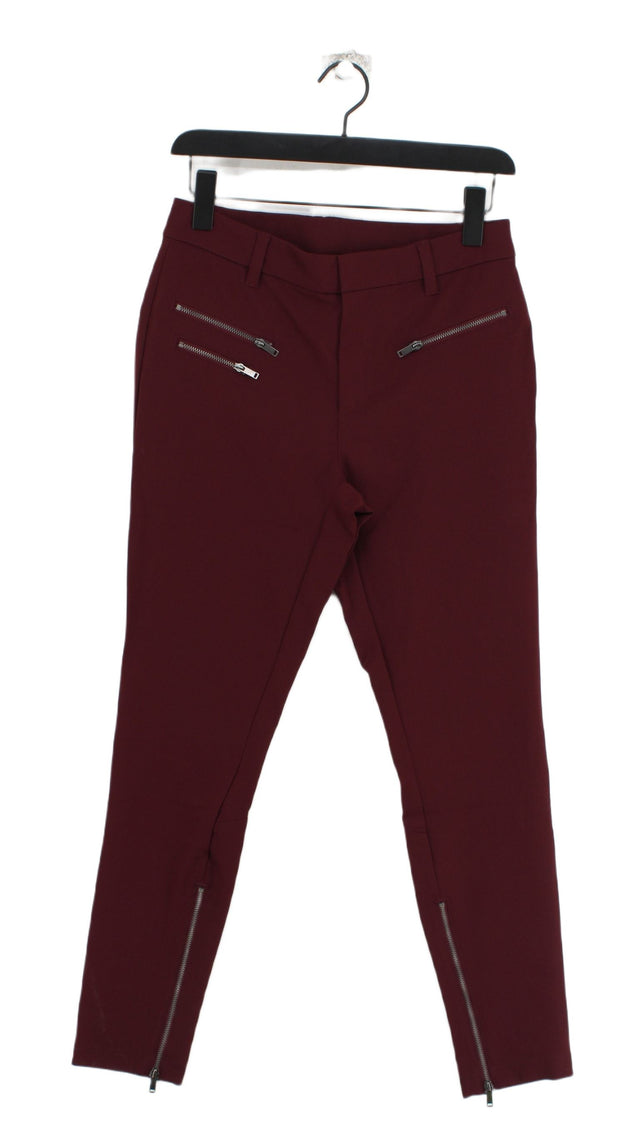 Gap Women's Trousers UK 8 Purple Nylon with Spandex